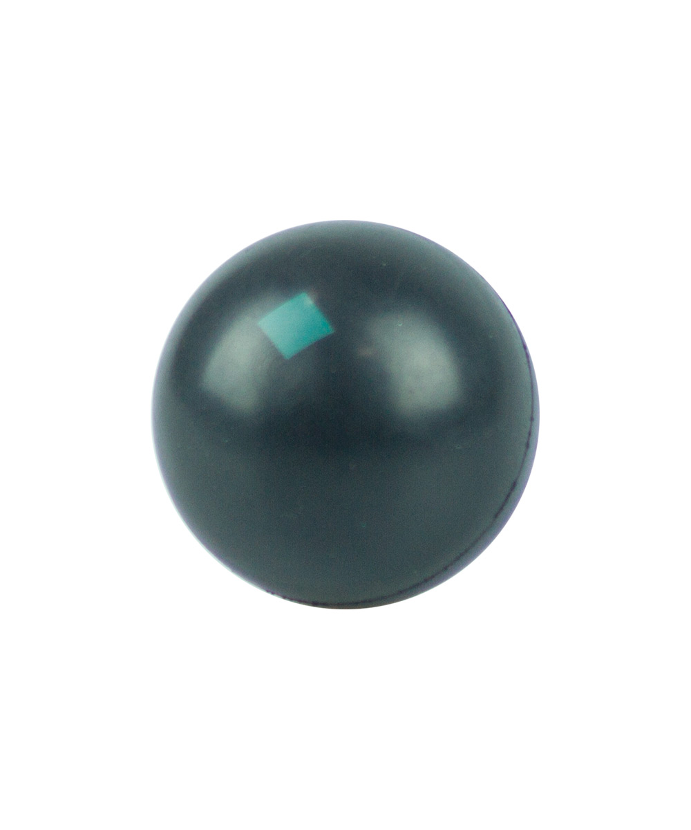 Pelota Negra Cuadrado Verde